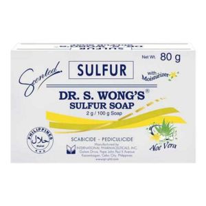 DR. S. WONGs Sulfur Soap 135g with Moisturizer Aloe Vera