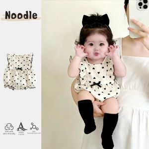 Newborn Girls Summer Fly Sleeve Romper