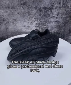 *SG Seller* Checker 1640P Vel-cro School Shoes Black