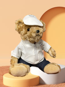 Mercedes Benz Bear Doll Car Interior Decoration Plush Toy Soft Stuffed Bear Dolls for Boys And Girls PP Cotton Filled