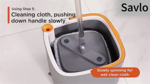 Sewage Separation Cleaning System Mop 360 Spinning Flat Mop With Bucket Household Cleaning Tools Mop Lantai 拖把