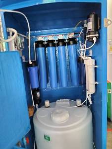 RO เครื่องกรองน้ำ 50-150G กระบอกเมมเบรน สำหรับไส้กรองขนาด ตู้น้ำดื่มหยอดเหรียญ