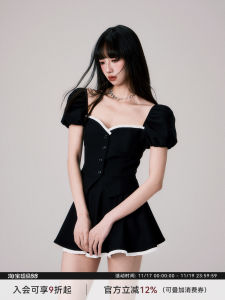 Luluswings Proud Gold French Princess Style Suit Skirt Womens Summer Small Classic Style Tube Top Tops Pettiskirt