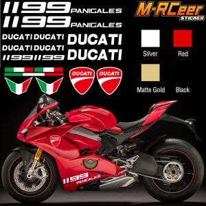 Ducati 1199 Panigale Reflective Motorcycle Sticker Side Strip Motorcycle Front Windshield Fairing Helmet Decal