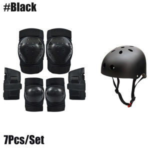 Kids Bike Helmet Toddler Helmet for Youth Adult Knee Pad Elbow Pad Wrist Guard Protective Gear Set for SkateboardBikeSports