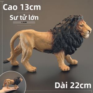 MENGSILE | Mô Hình Sư Tử Đồ Sộ Thực Tế Quà Tặng Giáo Dục Trang Trí