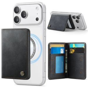 Multi-Card Slot Holder For Magsafe Magnetic Business PU Leather Wallet For iPhone 17e 17 Pro Max Air 16e 16 15 14 Plus 13 12 11