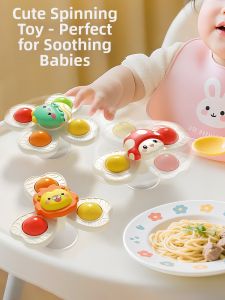 WANJUTEGONGDUI | Educational Early Learning Suction Plate Spin Toy for Babies 6 Months and Up