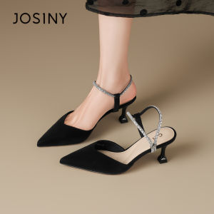 Josiny | Champagne Gold Pointed Toe Stiletto High Heel Women Shoes