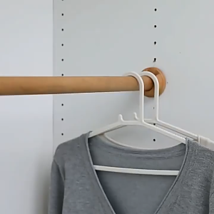 ( MY ACC ) Gantungan Tiang Lemari Hook Hanger 4 Kait 360° Putar Baju Sepatu Tas