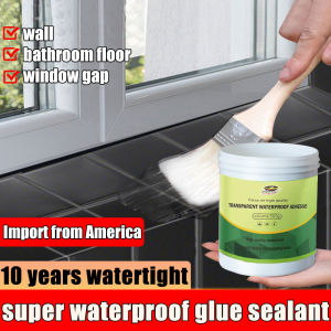600ml ZHUOYALI Super waterproof glue sealant nvironmentally friendly non-toxic Solve the problem of exterior wall roof cementwindowsill water leakage Transparent Waterproof Sealant Glue Transparent water proof glue sealant waterproof roof leak