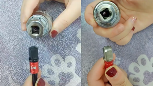 ชุด 3 ชิ้น ซ็อกเก็ตประแจอะแดปเตอร์ อะแดปเตอร์ ซ็อกเก็ตอะแดปเตอร์ 1/4 นิ้ว 3/8 นิ้ว 1/2 นิ้ว ก้านต่อประแจบล็อก