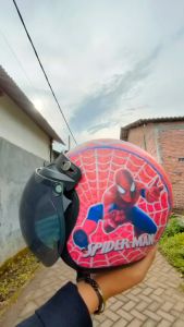 HELM BOGO ANAK BERBAGAI KARAKTER SUDAH SNI UNTUK ANAK LAKI LAKI USIA 2-6 TAHUN
