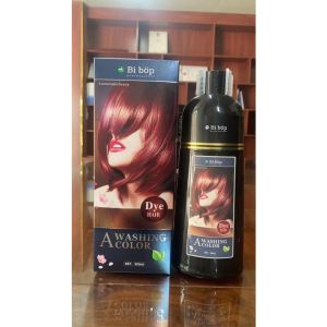 [FreeShip Max] Dầu Gội Phủ Bạc Màu Đen - Màu Nâu BiBop Collagen Nhật Bản (500ml) Dầu gội Nhuộm Thảo Dược(Gội Là Đen) Chính Hãng Sury store