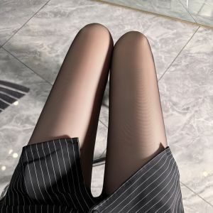 ถุงน่อง Aurora Ultra-thin Seamless Shiny Oil-like เซ็กซี่ ถุงน่องทรงฐานเอวสูงแบบบาง ถุงน่อง ถุงน่องสําหรับสุภาพสตรี ฤดูร้อน