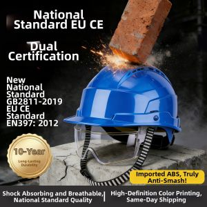 Ventilated Detachable Helmet with Face Shield Anti-Impact