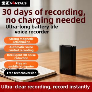 NINTAUS | Professional Noise Cancelling Portable HD Recorder with Auto Voice Activation
