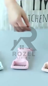 ROZEL Pengupas Kulit Buah dan Sayur 2 in 1 Parutan Keju / Parut Ganda Double Knife Peeler