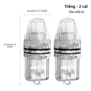 ShareShark | Đèn LED Câu Cá Thả Sâu ShareShark 2 Chiếc Đèn Nhấp Nháy Trong Suốt Dưới Nước Dùng Cho Câu Cá Biển Câu Cá Sông Câu Cá Trên Bãi Biển