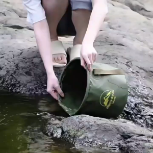 10/20L Ember Lipat Camping Serbaguna Piknik Fishing Water Basin Portable Foldable