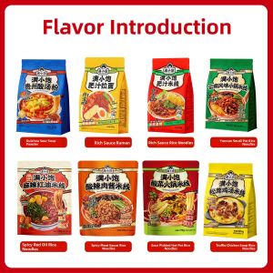 Full Little Satiety Black Duck Mushroom Chicken Soup Spicy Rice Noodles Quick Food Sichuan Hot Pot Style Rice Noodles in Bag