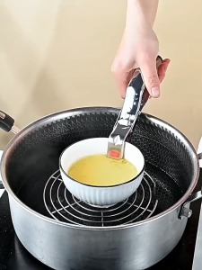 Hot Dish Plate Clip Anti-Scald Bowl Clip Gripper Ergonomic Handle Bowls Clamp Holder for Frying Pans Air Fryers Steamers Ovens