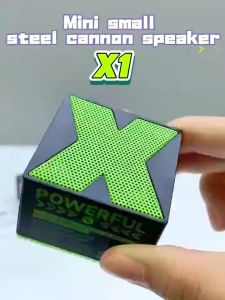 X1 Mini Speaker Bluetooth 360° Stereo Sound Excellent Bass Support Music and Calls Portable Speaker