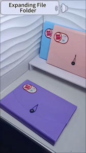 Long Expanding File Folder Document Storage Classification With Rope Buckle13 Pockets Index Tags