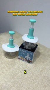 Blender Press Manual / Chopper Gilingan Daging Buah Sayur Bawang Serbaguna Gilingan Manual