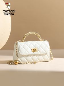 TUCANO | New 2026 White Diamond Pattern Handbag Crossbody