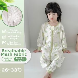 Anti Kick Long Sleeve Thin Onesie Sleepwear