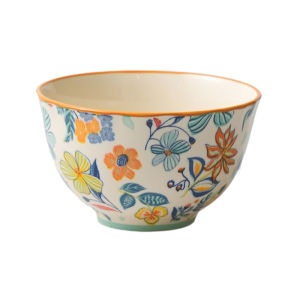 SHELI | French Luxe Underglaze Ceramic Meal Bowl