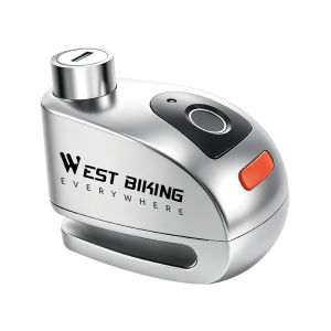 West Biking | Fingerprint Intelligent Anti-Theft Alarm Disc Brake Bicycle Lock