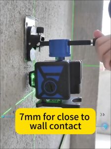 【8/12/16 Line】4D Laser Level For construction 360° Rotary Green Light Lazer leveling tools Visible indoors&outdoors Waterproof Auto levelling Laser meter measure Level laser 360 Laser leveling tools Laser meter