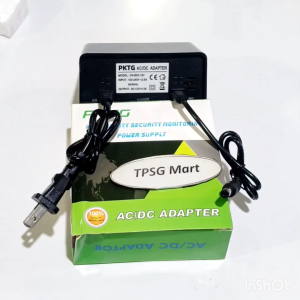 Adapter Camera 12V - 2A / Đầu cắm 5.5mm x 2.1mm (Treo tường chống nước chống sét chất lượng)
