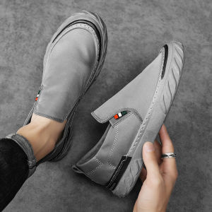 Leedoo Sepatu Slip On Pria Sport Casual Sneakers Sepatu Olahraga Santai Sepatu Slop MC119
