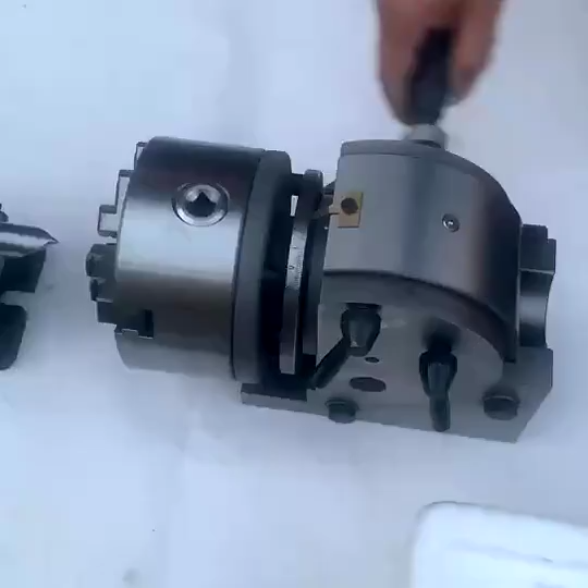 Dividing Head Precision Semi Universal BS0 BS1 4/5/6/8 Indexing Head W/ Tailstock & Chuck for Drilling Milling Grinding