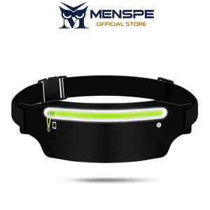 MENSPE Fashion Waist Bag Outdoor Sports Waist Pack Bag Ultrathin Pouches Mens Waist Belts Bag Chest Bag Adjustable Running Pouch Waterproof Crossbody Bag Money Phone Waist Fanny Pack Jogging Belt Fanny Pack With Reflective Strip for Workouts Sports Outdo