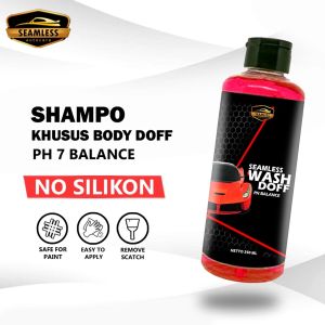 PROMO SHAMPO CUCI MOTOR  DAN MOBIL DOOF UNTUK YANG GLOSSY JUGA COCOK  (ISI : 250 ML)