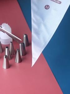 Disposable Piping Bags Kit Professional Cake Decorating Tools for Cupcakes Baking Fondant Pastry Cream Accessories 20/50/100Pcs