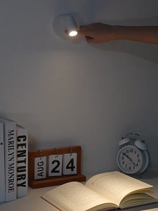 Magnetic Wall Lamp Rechargeable Wireless Wall Lamp with Remote 3-color Adjustable Lighting LED Track Light Spotlight 射灯
