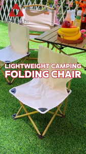Mitsushi Foldable Camping Chair Foldable Chair Portable Fishing Chair Beach Chair Leisure Folding Picnic Chair