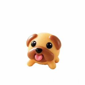 Aitemay 2 món đồ chơi bóp mềm mochi cho chó con bóng căng bóp để bật lưỡi không dính cảm giác thần kinh đồ chơi chống lo âu tượng chó dễ thương bảng điều khiển xe hơi trang trí vật liệu an toàn quà tặng văn phòng