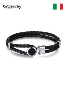 brosway | European Style Luxury Leather Bracelet