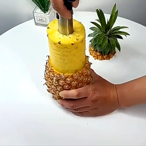 ที่ปอกสับปะรด 3 in 1 มีดปอกสัปปะรด ที่คว้านแกนสับปะรด สามารถปอกสับปะรดได้โดยไม่ทำให้เนื้อสับปะรดช้ำ