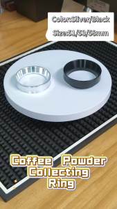 Vòng Định Lượng Cà Phê Espresso Bằng Nhôm Từ Tính 51mm 53mm 58mm Vòng Thay Thế Bộ Lọc Dành Cho Barista