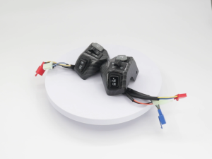 Motorcycle Handle Switch For Mio i 125/Aerox155/Nmax/XRM/RUSI Carbon Black With Hazard Light Switch