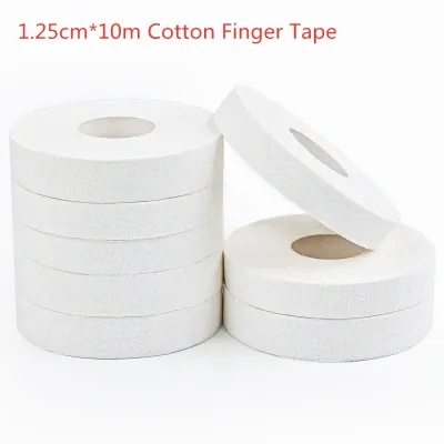 White Sports Athletic Adhesive Fingers Tape for Weight Lifting Volleyball Boulder Climbing Basketball GYM Training Skin-Friendly
