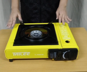 TAILEE Portable Single Burner Butane Gas Stove with Case for Camping and outdoor activities
