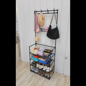 Rak Sepatu Serbaguna / Stand Hanger / Rak Gantungan / Rak Penyimpanan Sepatu / Rak Hanger Tas Topi